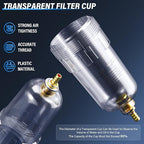 TAILONZ PNEUMATIC 1/4 Inch NPT Air Filter Pressure Regulator Combo Piggyback - Image 7