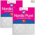 Nordic Pure 14x20x1 Tru Mini Pleat MERV 11 AC Furnace Air Filters – 2.5X More by NordicPure