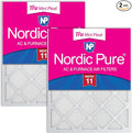 Nordic Pure 12x12x1 Tru Mini Pleat MERV 11 AC Furnace Air Filters – 2.5X More by NordicPure