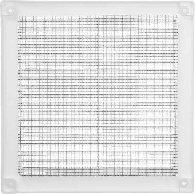Vent Systems 4.5" x 4.5" Inch Plastic White Soffit Vent Cover - Image 6