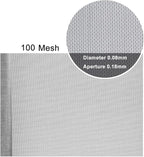 100 Mesh Stainless Steel Woven Wire, 0.18mm Fine Hole Screen Roll, - Image 3
