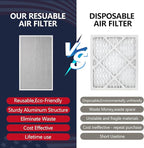 16x25x1 Electrostatic Air Filter, MERV 8 Reusable Aluminum AC/HVAC Furnace - Image 5