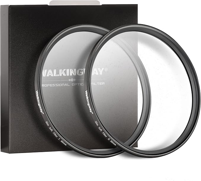 Walking Way White Mist 86MM Soft Focus Circular Diffusion Filter Set by WalkingWay