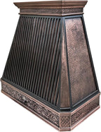 CT Copper Tailor Copper Vent Hood Wall Mount, 1260 CFM Exhaust Fan, Stainless - Image 3