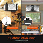 ABESTORM Air Filtration System Woodworking Built-in Ionizer, 1350CFM Hanging - Image 7