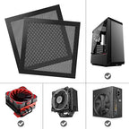 MoKo 140mm Dust Filter for Computer Cooler Fan, Magnetic Frame PC Fan Dust Mesh - Image 4