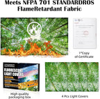 4 Pcs Fluorescent Light Covers - Image 2