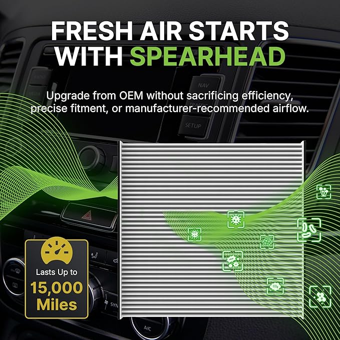 Spearhead OEM+ Particulate Breathe Easy Cabin Filter | Fits 09-14 Cube - Image 5