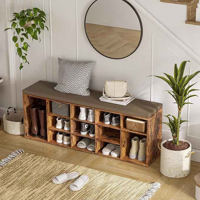 DINZI LVJ Shoe Storage Bench