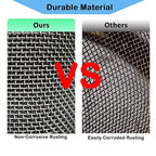 304 Stainless Steel Mesh Screen#60Mesh -Size:15.7"x47.2", - Image 4