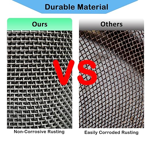 304 Stainless Steel Mesh Screen#60Mesh -Size:15.7"x47.2", - Image 4