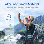 Waterdrop Gravity Water Filter Straw, Camping Water Filtration System, Water - Image 6