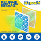 Maycold 16x20x1 MERV 11 Air Filters, Pleated HVAC Furnace Filter - Image 2