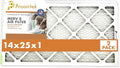 Proairtek AF14251M08SWH Model 14x25x1 Pack of 2 Air Filters, MERV 8; Ideal by Unknown
