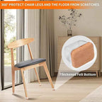 Ezprotekt 8 Pcs Rectangle Clear Silicone Chair Leg Floor Protectors, Rectangle