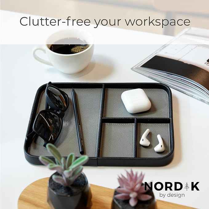 Nordik Leather Valet Tray
