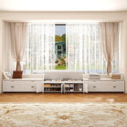 HOMEFORT 54.4" Shoe Bench with Lift Top Storage, Entryway Bench with Cushioned - Image 7