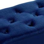 DUHOME Button-Tufted Ottoman Bench, Upholstered Bedroom Benches Velvet Footrest - Image 7