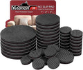 Yelanon Non Slip Furniture Pads -38 pcs" Furniture Grippers Hardwood Floors