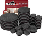 Yelanon Non Slip Furniture Pads -38 pcs" Furniture Grippers Hardwood Floors
