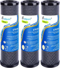 EXCELPURE 1 Micron 10" x 2.5" Whole House CTO Carbon Water Filter Cartridge by EXCELPURE