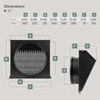 Vent Systems 10" Inch Exhaust Vent Cover - Image 2