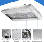 CT Copper Tailor Built-in Range Hood Insert Vent 48 Inch, 1150 CFM - Image 4