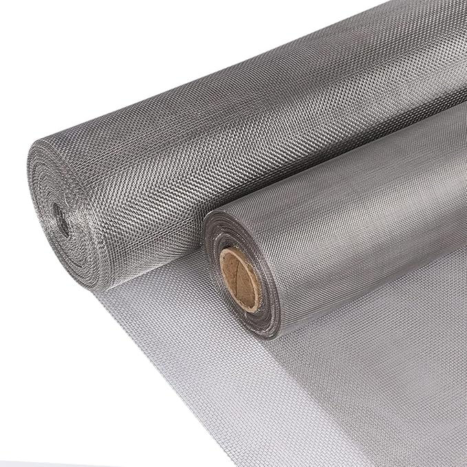 304 Stainless Steel Dual Mesh Screen Roll 60/120 Mesh, Fine Metal Filter Cloth - Image 4