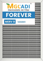 14x20x1 HVAC Furnace Air Filter, Lasts a Lifetime, the Last HVAC Filter You by MGCADI