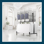 OEF Furnishings OEF42 Series Folding Table & Chair Cart, Heavy Duty Industrial - Image 11