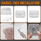 TONDA RV Furnace Vent Screen, Bug Screens Heater Vent Cover - Image 5