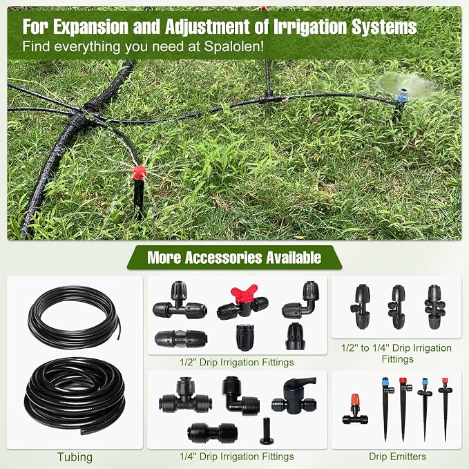 5 Pack Quick Connect 1/4" Drip Irrigation Shut Off Valve, Universal Drip - Image 8