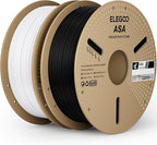 ELEGOO ASA Filament 1.75mm Deep Black & White 2KG, UV & Weather Resistant 3D by ELEGOO