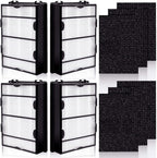 HAPF600 Filter Replacement for Holmes HAPF600 Air Puri-fier, 4 Filter + Carbon by Lichelete