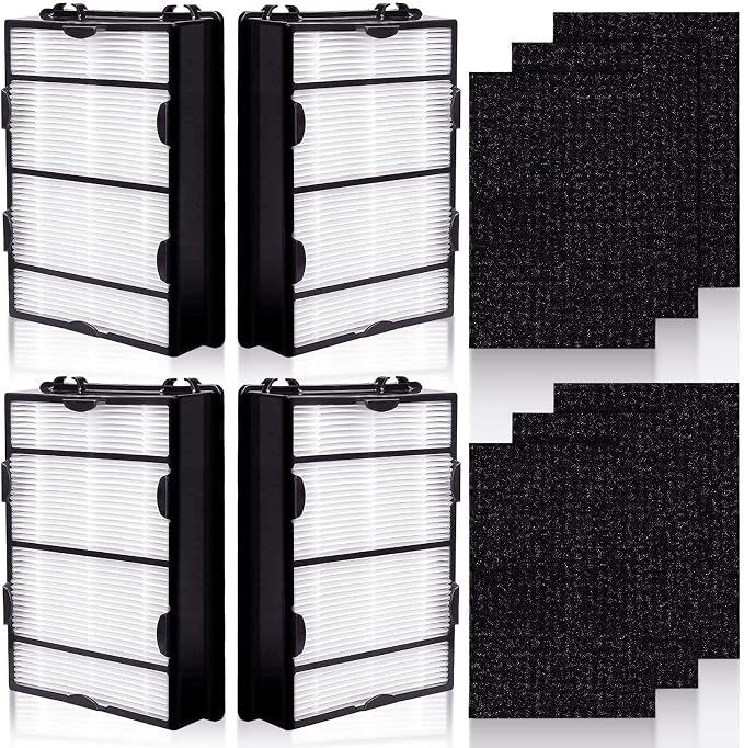 HAPF600 Filter Replacement for Holmes HAPF600 Air Puri-fier, 4 Filter + Carbon by Lichelete