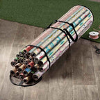 ZOBER Round Christmas Gift Wrapping Paper Organizer Storage