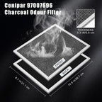 12 Pcs Range Hood Filter Compatible with Broan Nutone 97007696 Range
