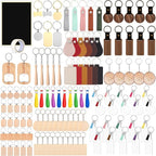 Tondiamo 122 Pcs Laser Engraving Blanks Keychains Bulk Laser Cutting Engraving by Tondiamo