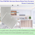 2-Pack upgraded 97007894 kitchen vent hood filter 9.9" x 11.7" x 0.38" Fit - Image 6