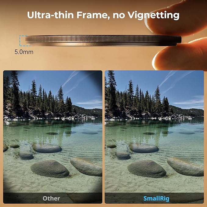SmallRig 67mm Magnetic Circular Polarizers Filter + 67mm Threaded Filter Ring - Image 5