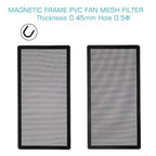 287mm 140mm x 2 PC Fan Dust Mesh Filter 11.3inch x 5.79inch PVC Computer PC - Image 3