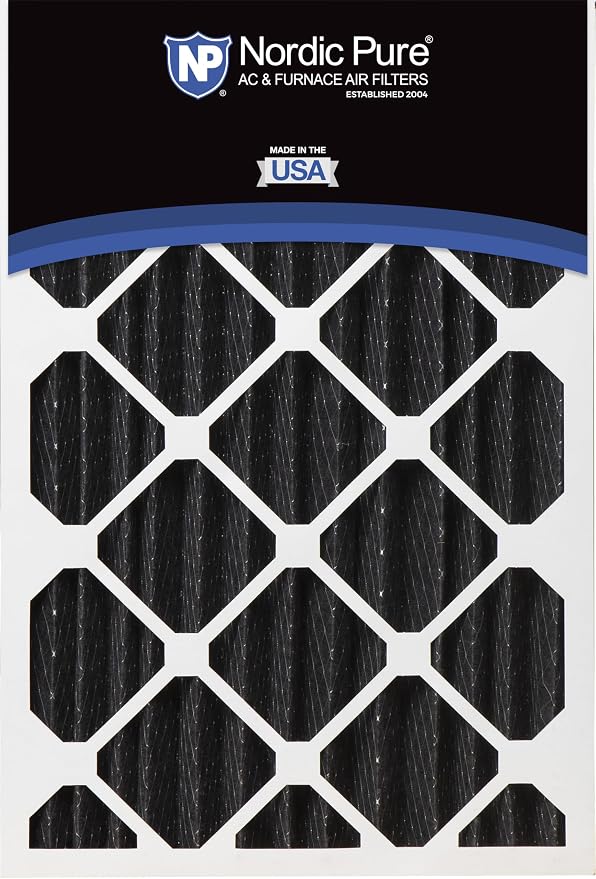 Nordic Pure 16x24x4 Pure Carbon Pleated Odor Reduction Merv 8 Furnace Filters 6 - Image 5