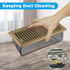 Floor Vent Screen Net 2''x12'', Air Vent Filter Mesh - Image 7