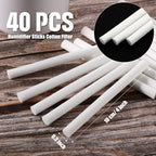 40 Pieces Humidifier Filter Cotton Refill Travel Mini Humidifier Filters Sticks - Image 2