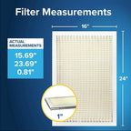 Filtrete 16x24x1 Air Filter, MPR 300, MERV 5, Clean Living Basic Dust 3-Month - Image 2