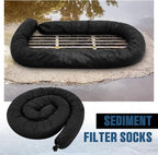 2 Pcs Sediment Filter Erosion Control Blanket Silt Fence Sock - Image 3