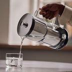 Aarke Purifier Glass Water Pitcher, Refillable Stainless Steel Filter, 8-Weeks - Image 3