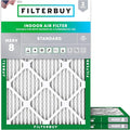 Filterbuy 14x20x1 Air Filter MERV 8 Essential Dust & Allergy Defense, by Filterbuy
