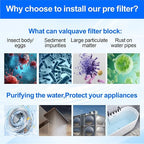 Whole House Spin Down Sediment Water Filter, 40 Micron, Reusable and Flushable - Image 3