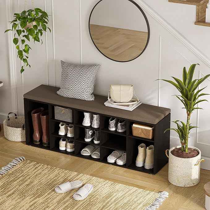 DINZI LVJ Shoe Storage Bench
